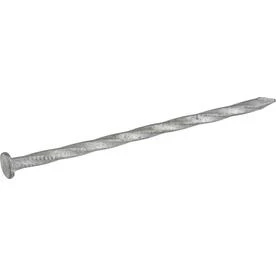 Galvanized Spiral Shank Deck Nails, 8d, 2.5-inch, 5-pound Package