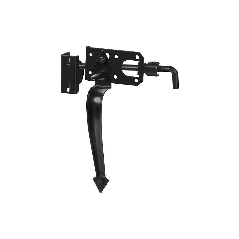 Black Satin Thumb Gate Latch - Model N178-616 For Doors And Gates