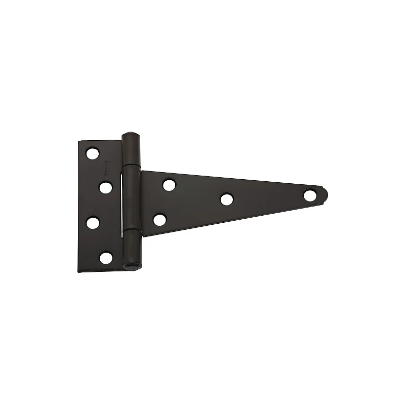 Extra Heavy Duty Black T-hinge, 6 Inches, Model N129-155