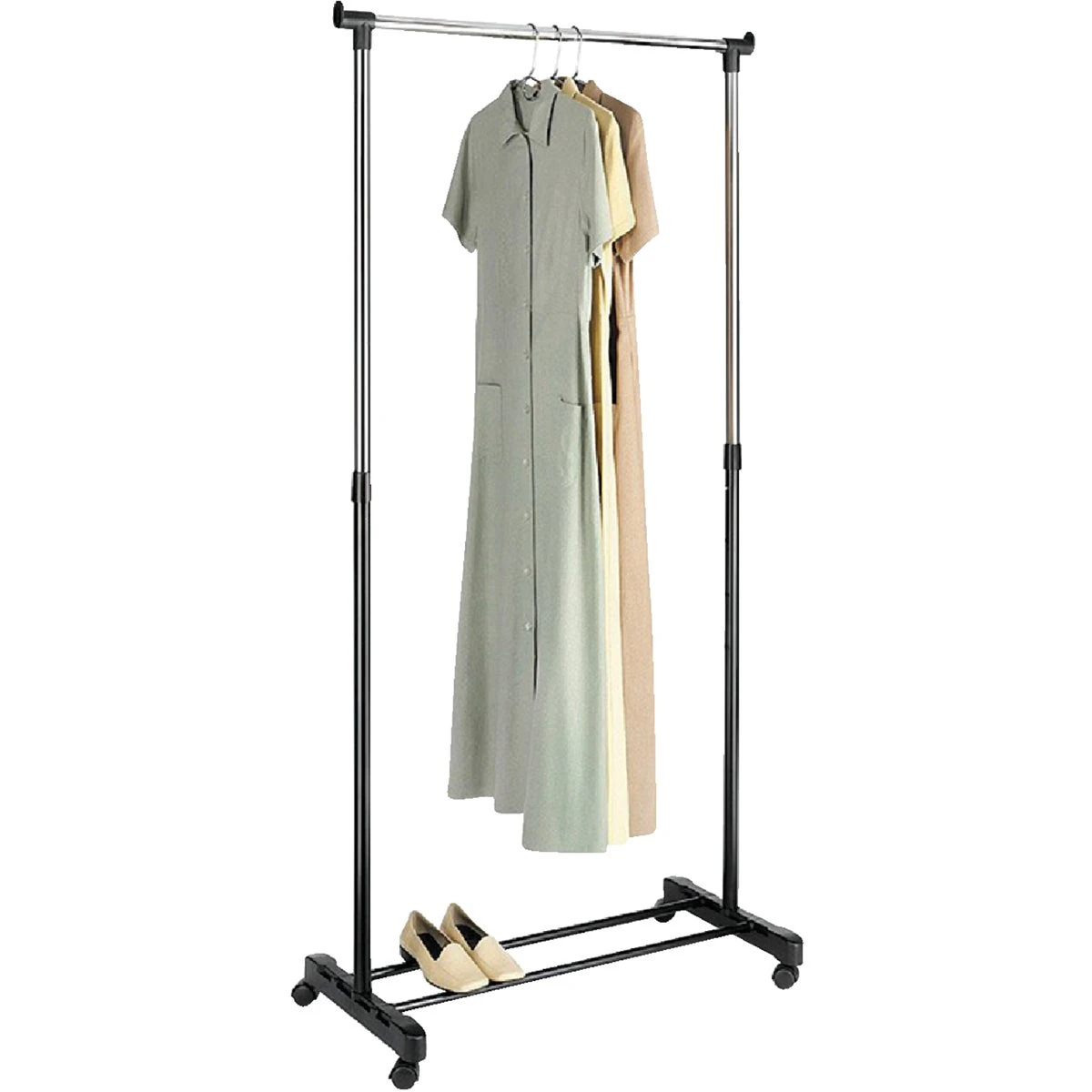 Adjustable Garment Rack 16-3/4 In. X 35 In. Height 43 In. To 72 In.