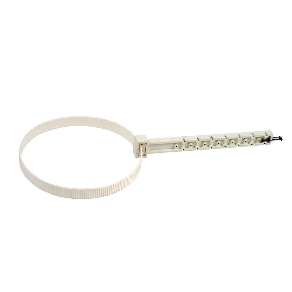 Universal Pipe Hanger For 1 To 6-inch Pipes - White