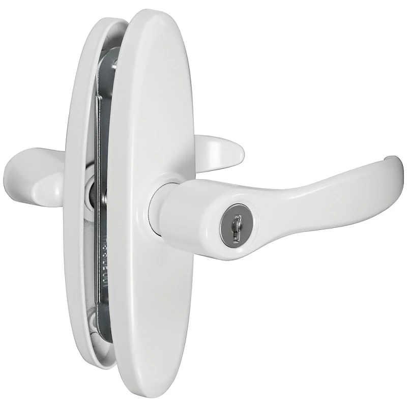 White Screen and Storm Door Lever Latch