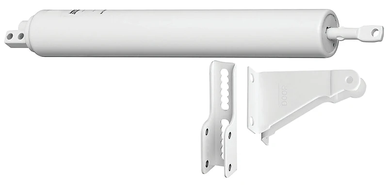 White Light Duty Storm Door Closer for Smooth and Controlled Door Closing