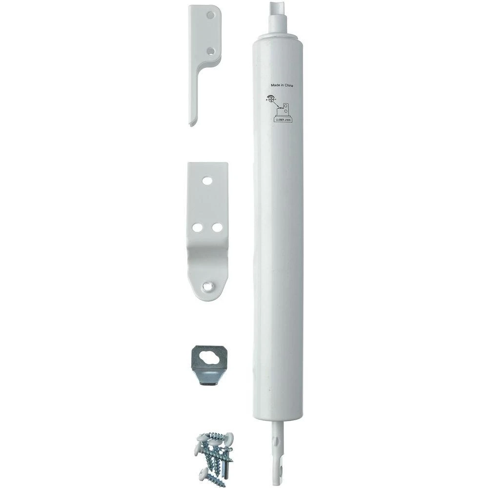 Light Duty White Door Closer Model Vj1020calwh For Out Swinging Doors