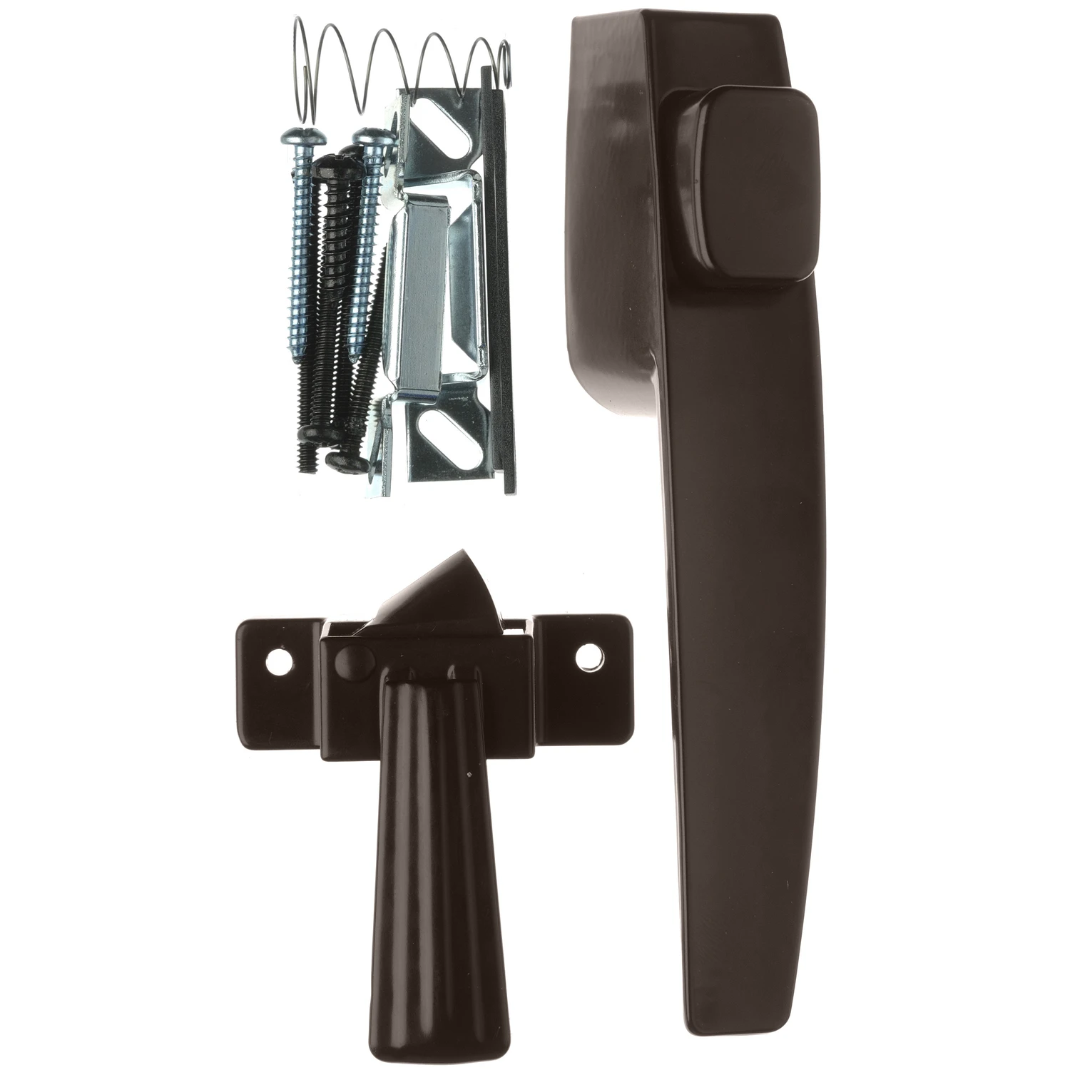 Screen & Storm Door Latch, Out-Swinging, Push-Button, Florida Bronze