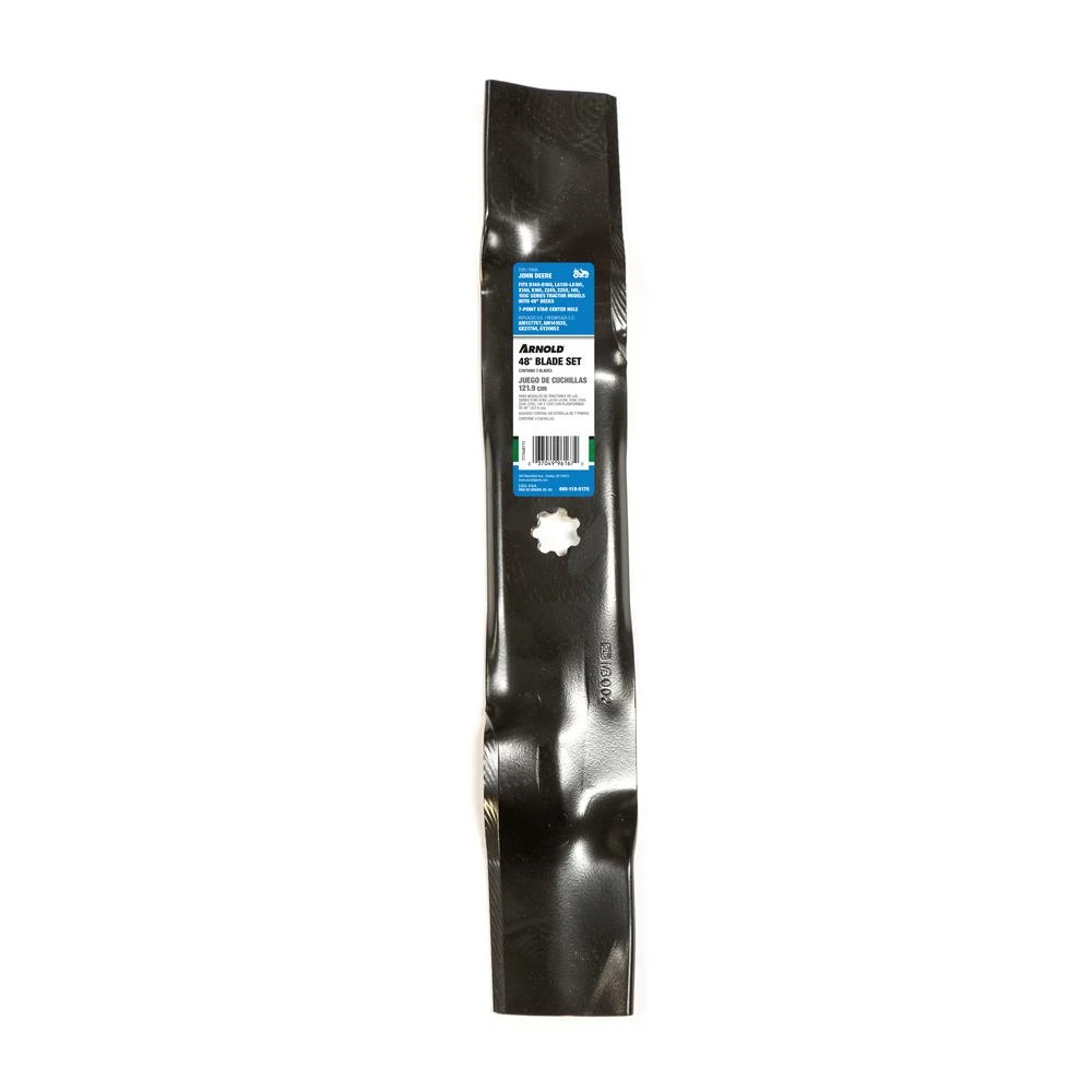 48-inch Riding Mower Blade Set, 3-piece Replacement Blades