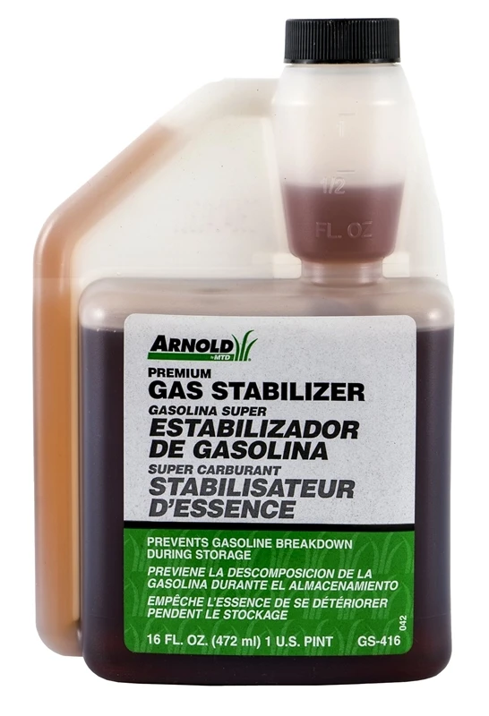Fuel Stabilizer, 16 Ounce Bottle for Gasoline Engines