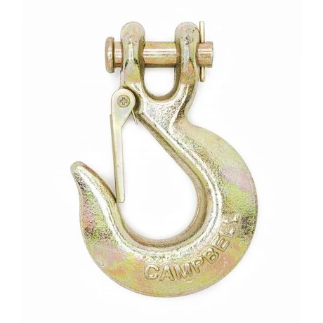Clevis Slip Hook with Safety Latch, Quarter Inch Size