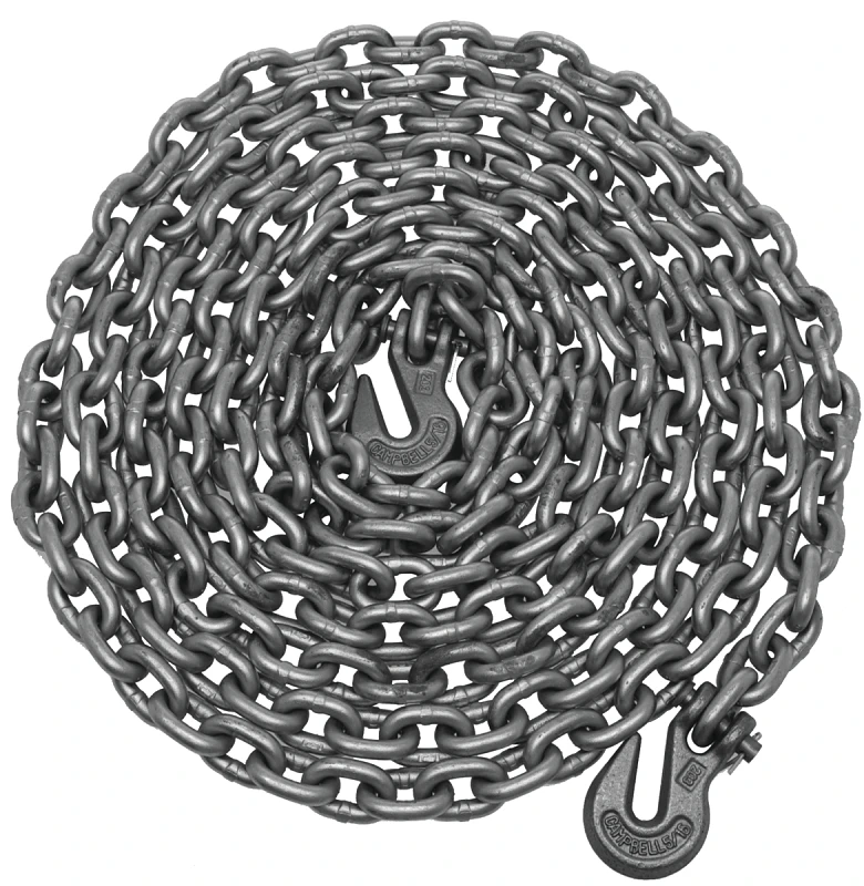Zinc-plated Tow Chain, 5/16-inch X 16-feet With High Visibility Orange Coating