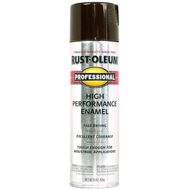 Fast Dry Professional Spray Paint Dark Brown Gloss 15 Ounce Can
