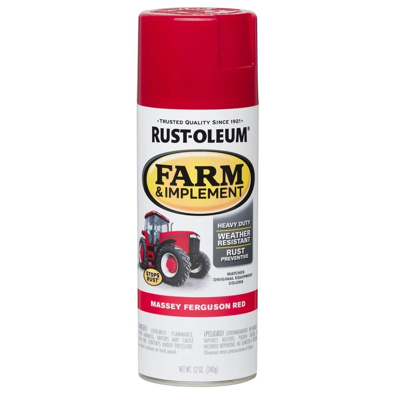 12 Oz. Massey Ferguson Red Farm & Implement Spray Paint - Gloss Finish