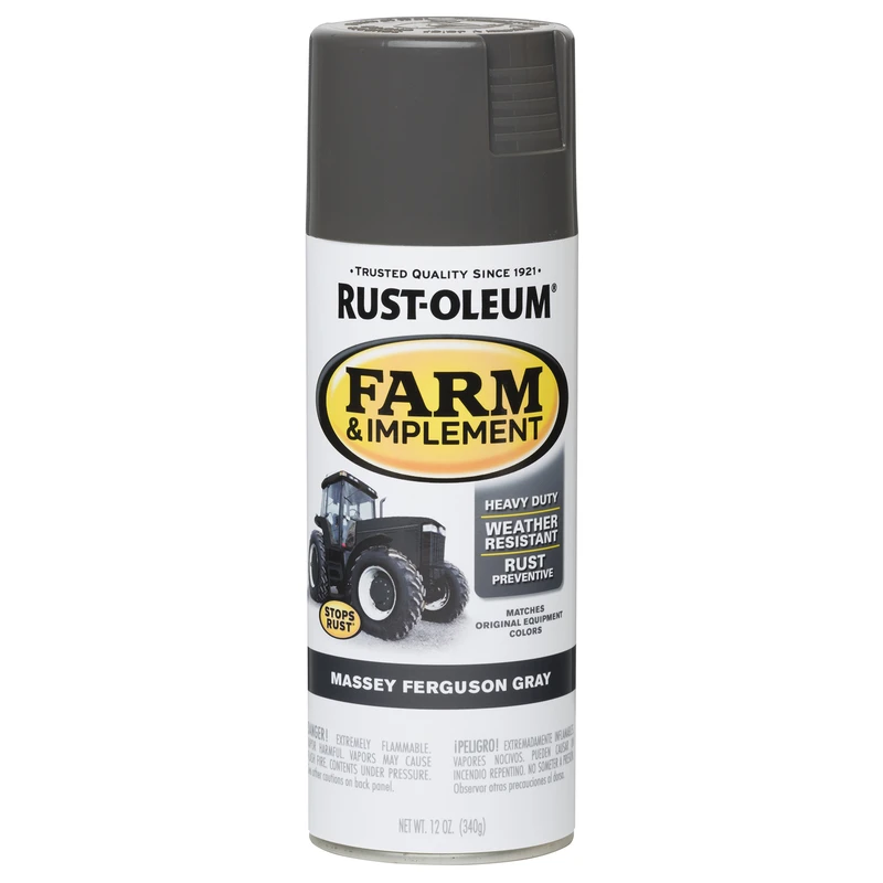12 Oz. Massey Ferguson Gray Farm & Implement Spray Paint - Gloss Finish