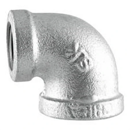 2 X 1-1/2 In. Galvanized Pipe Reducing Elbow - Schedule 40 Steel Fitting
