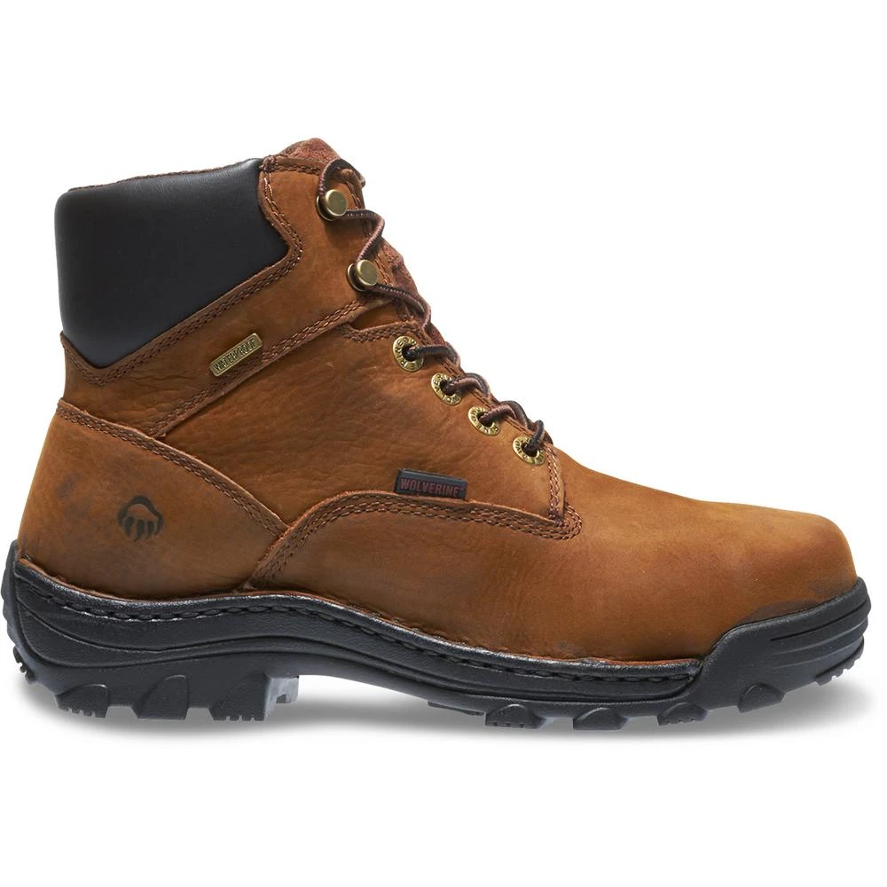 Durbin Waterproof Work Boots Brown Nubuck Leather Men's Size 13 Medium Width