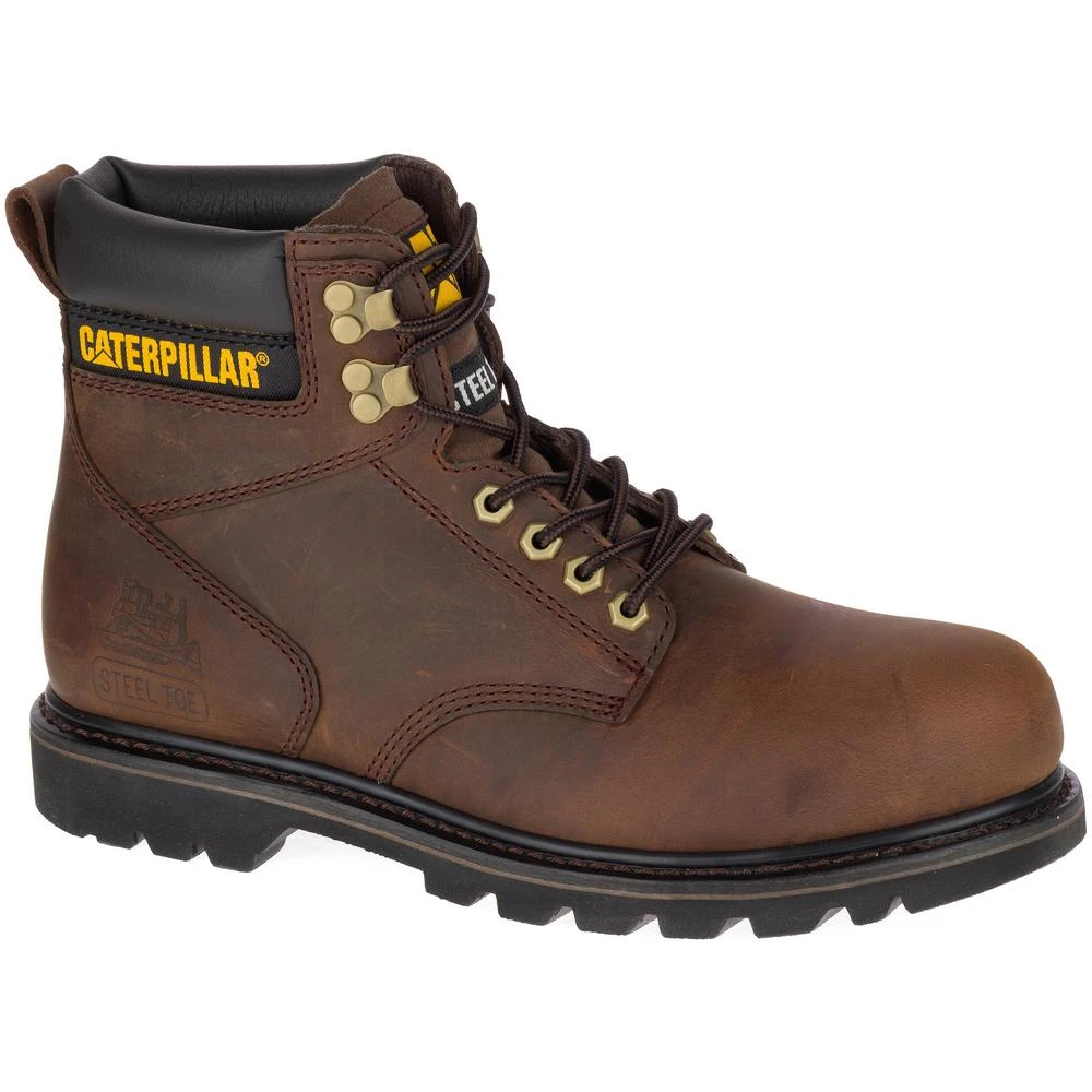 Second Shift Steel Toe Leather Work Boots for Men Size 10.5 Medium Width