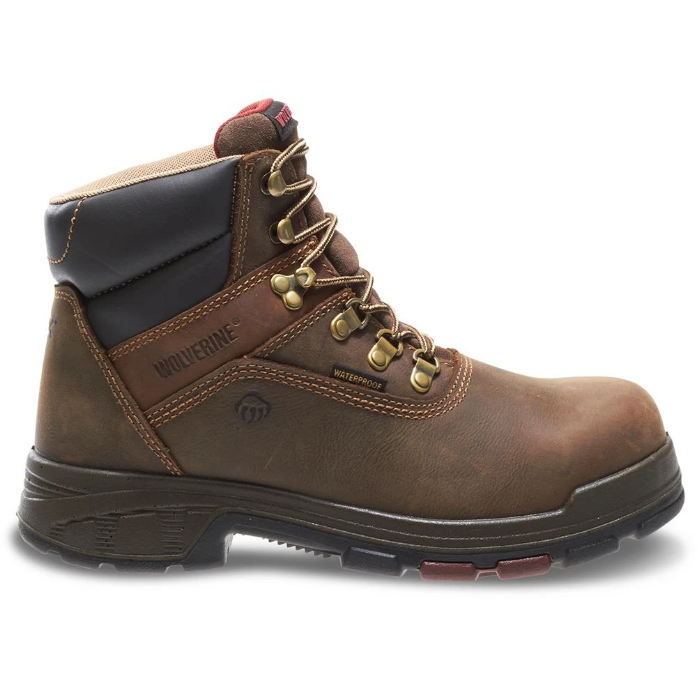 Cabor Waterproof Work Boots, Composite Toe, Men's Extra Wide Size 13