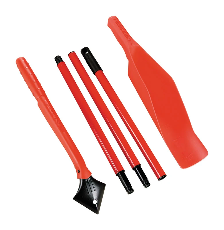Gutter Cleaning Kit With 42" Extension Handle And Debris Retriever