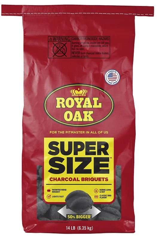 14 Lb. Super Size Charcoal Briquets For Grilling And Smoking