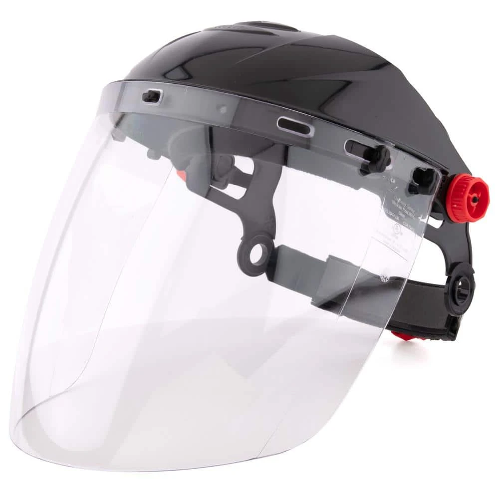 Lightweight Face Shield With Soft Brow Pad And Contoured Visor