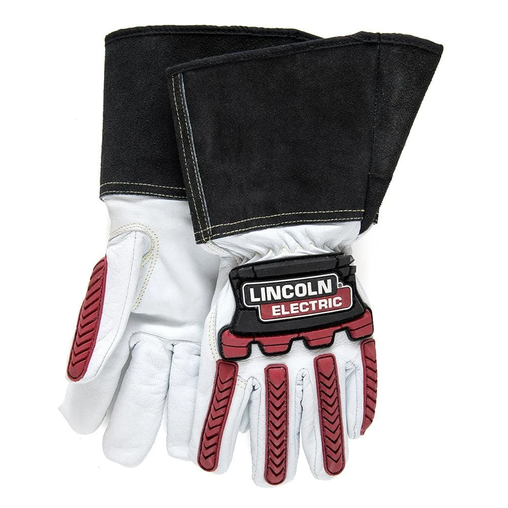 Extra Large Impact And Cut Resistant Welding Gloves, Leather