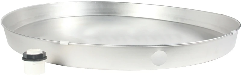 28-inch Aluminum Drain Pan With Pvc Fittings For Water Heaters
