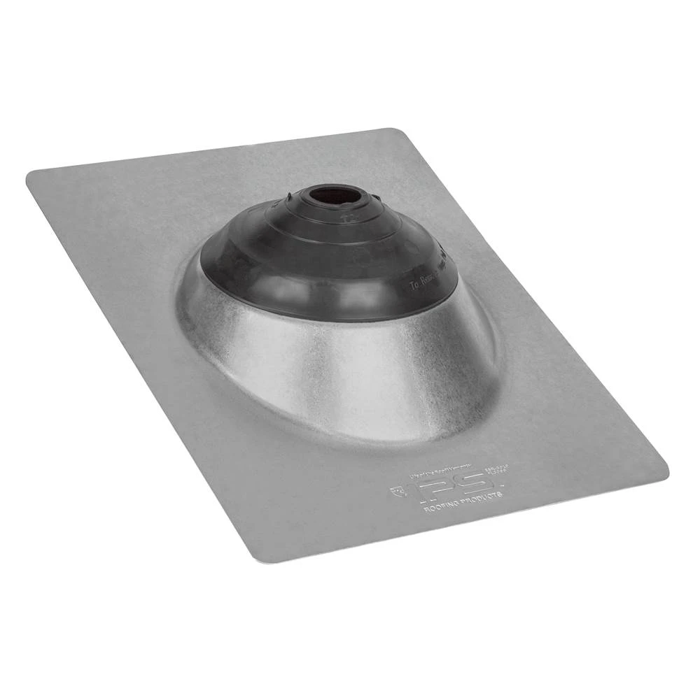 Galvanized Steel Roof Flashing for Pipe Sizes 1.25 to 4 Inches