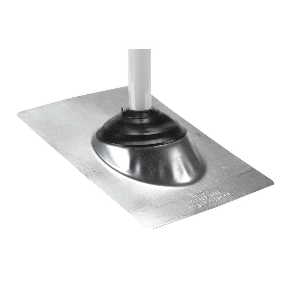 Adjustable Galvanized Roof Flashing For 1.5 To 3-inch Pipes - Model 81710