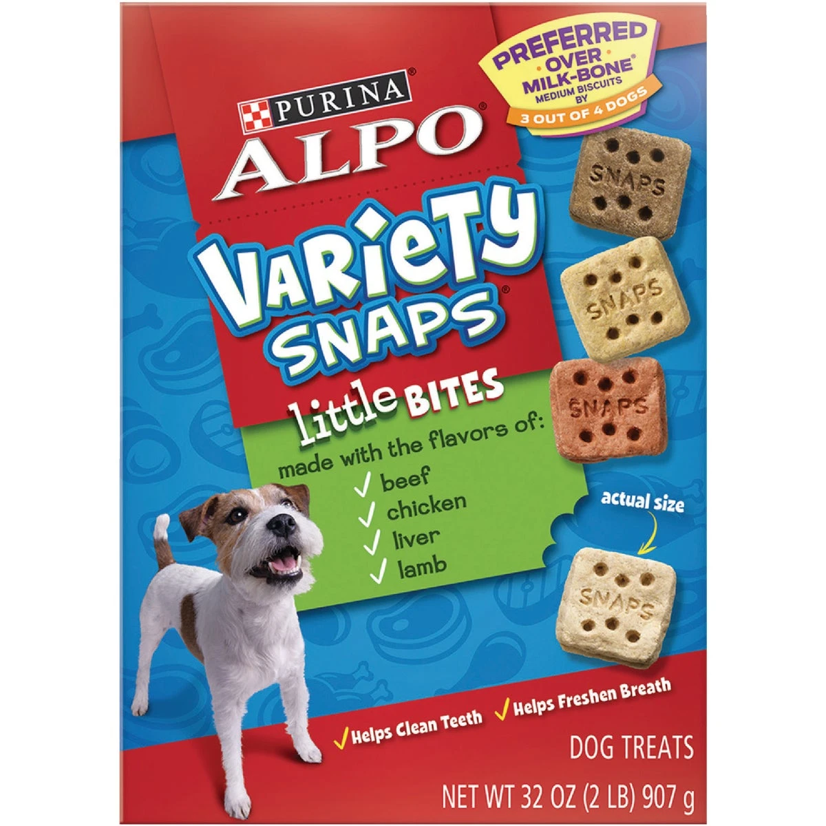 Alpo Snaps Little Bites Dog Treats, 32 Ounce Bag