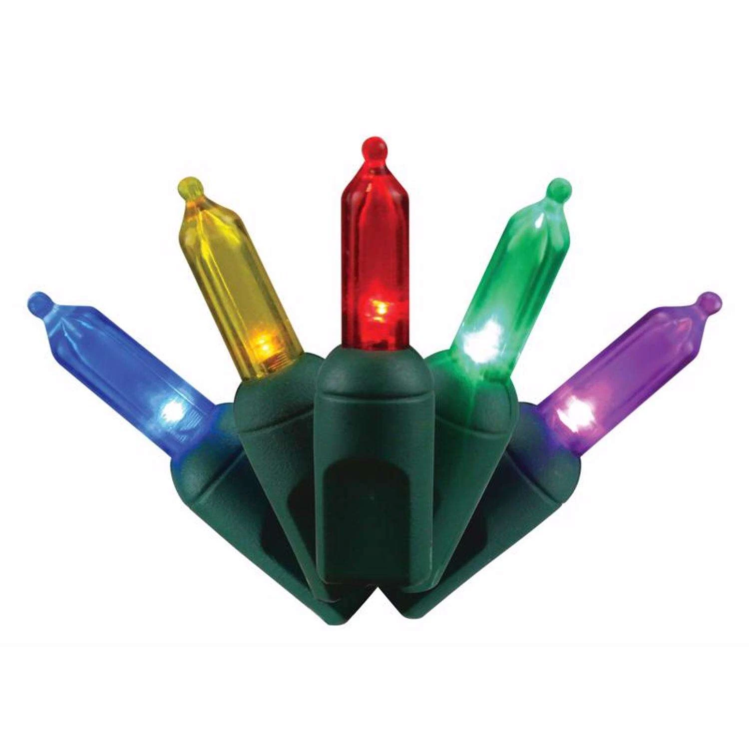 Platinum Led T5 Multicolored 50 Count String Christmas Lights 25 Feet