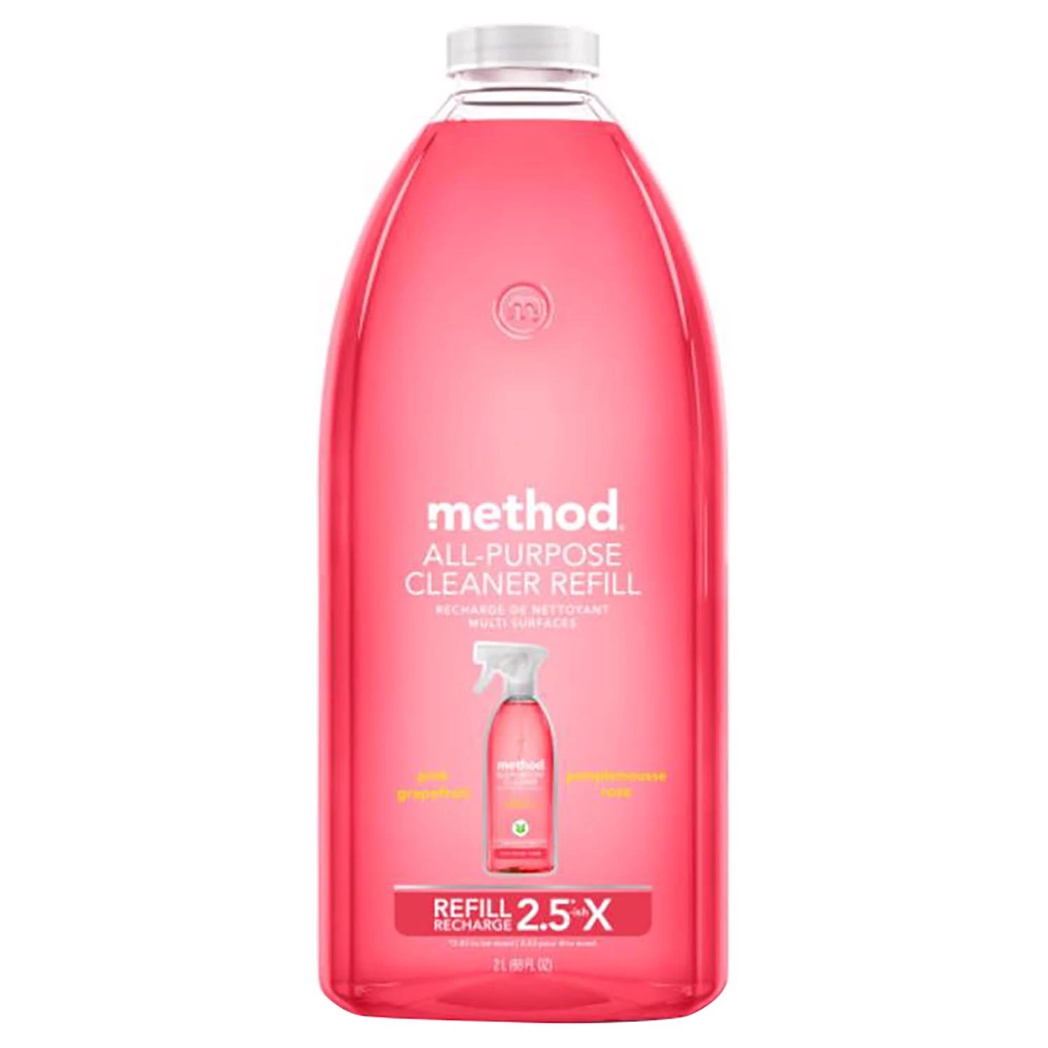 Pink Grapefruit Scent All Purpose Cleaner Refill Liquid 68 Oz