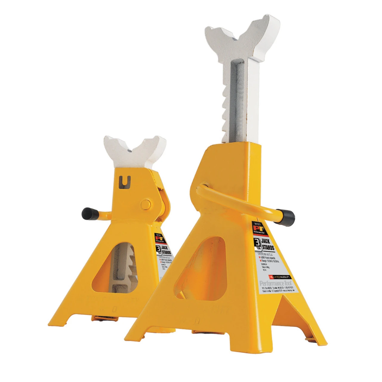 3-ton Jack Stands - Heavy Duty Steel Frame, 6000 Lb Capacity