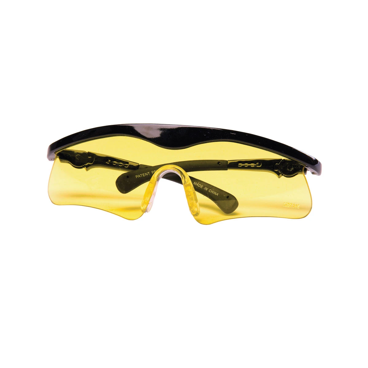Amber Shooting Glasses, Wrap-around Style, Ansi Z87.1 Certified