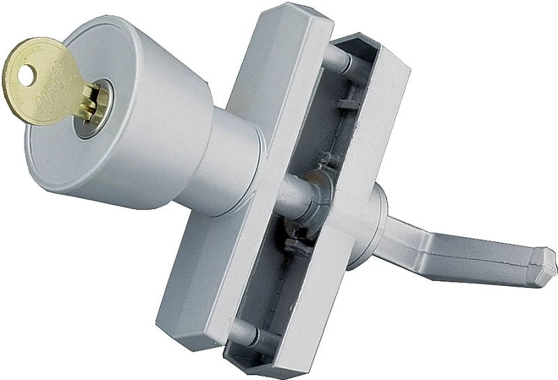 Keyed Universal Tulip Knob Door Latch with Aluminum Construction