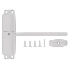 Vertical Door Closer For Inswing Doors, Model Vwc50wh, White Finish