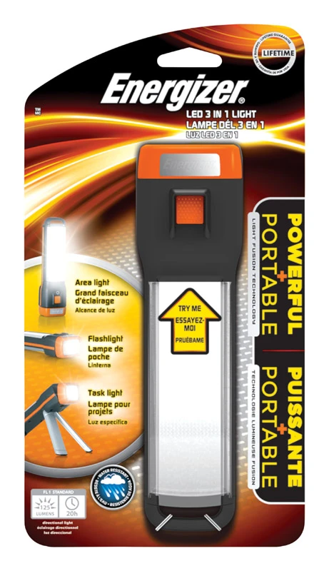 3-in-1 Led Flashlight 150 Lumens With Smart Dimming Technology