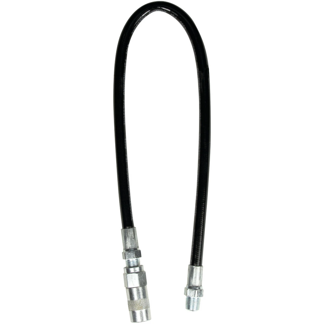 18-inch Grease Gun Flex Hose For Hand And Air Powered Grease Guns