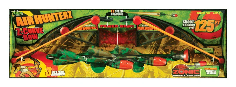 Z-curve Archery Set With Foam Arrows - Long Range Fun For Ages 8 And Up