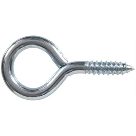 852417 Zinc Plated Screw Eye 0.080 X 15/16 Inches - Single Item