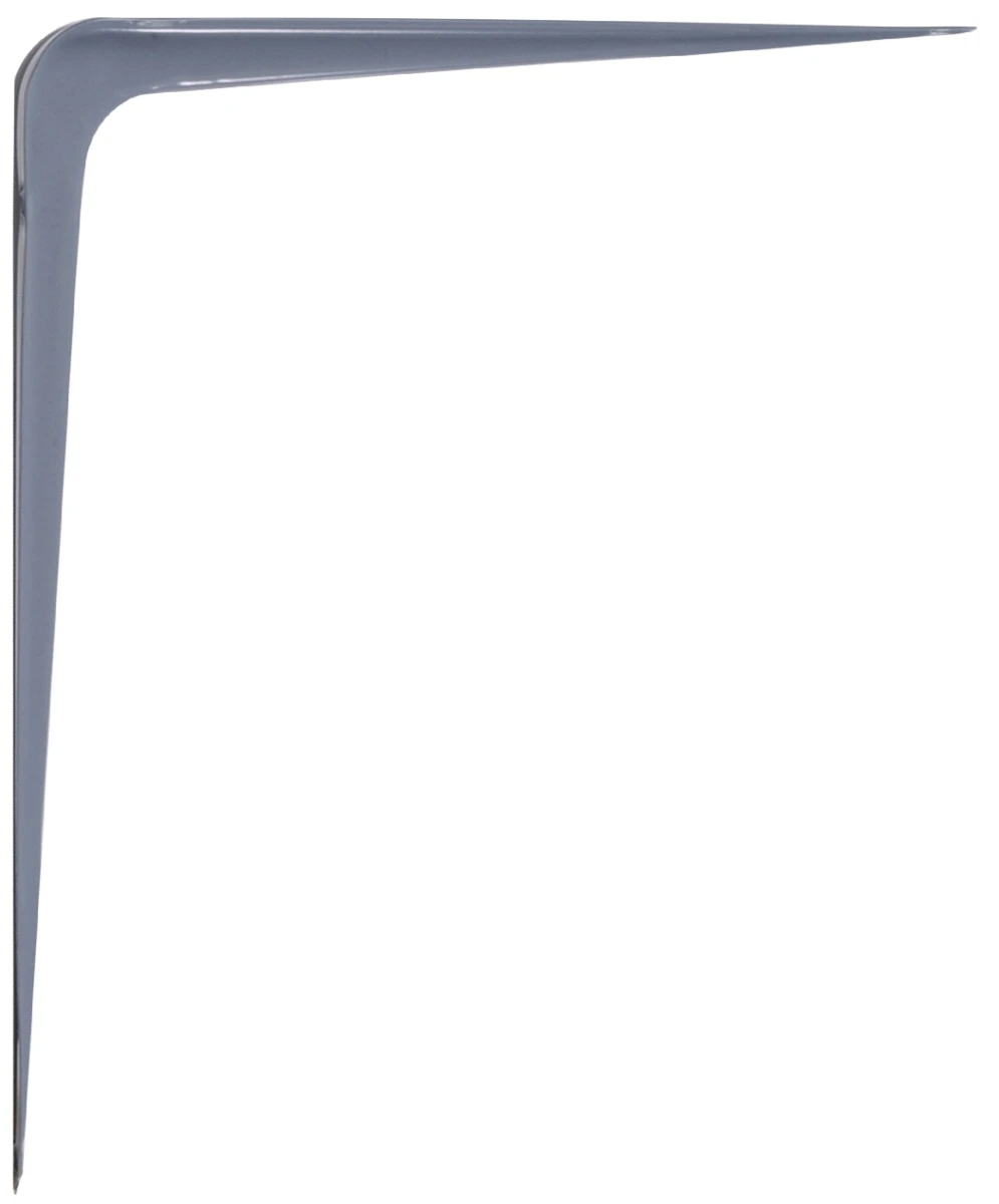 Part 852020 Bracket Shelf Gray 12 In X 14 In, by Hillman, Single Item, Great Val