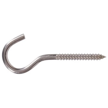 851879 Heavy Duty Stainless Steel Hook Screw 1/4" X 4 1/4"