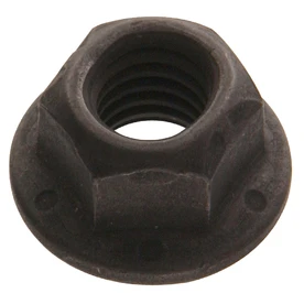 The Hillman Group 8-Count 7/16-in Black Standard (SAE) Flange Nuts