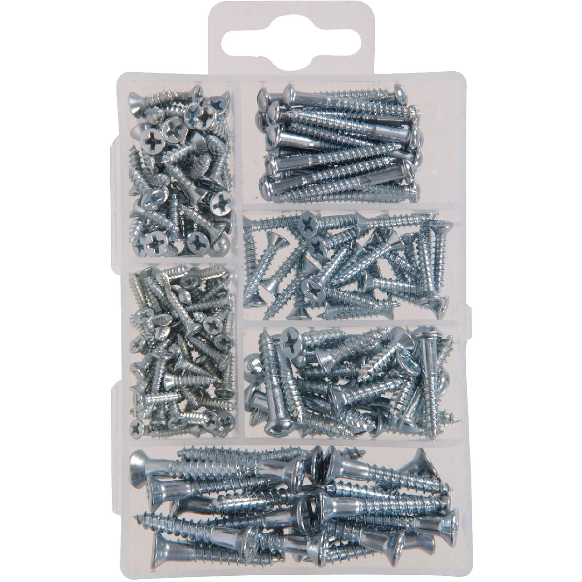 Hillman 199-Piece Steel Zinc-Plated Screws Fastener Kit (Case Included)