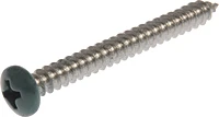 10 x 2 - Stainless Steel Green P