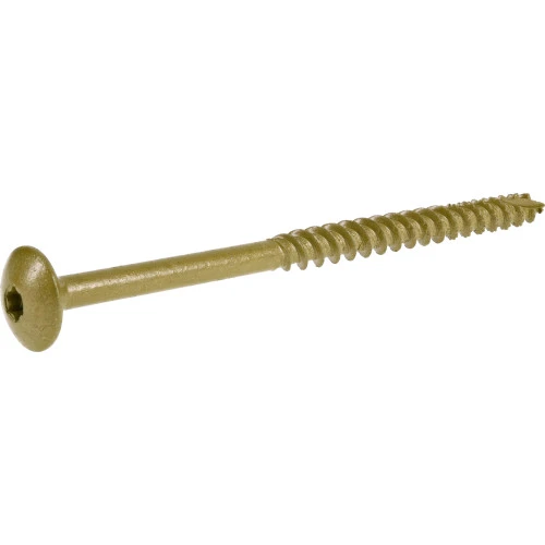 Power Pro Bronze Ceramic Construction Lag Screws, 6 X 5/16-in., 60-pk, Type 17