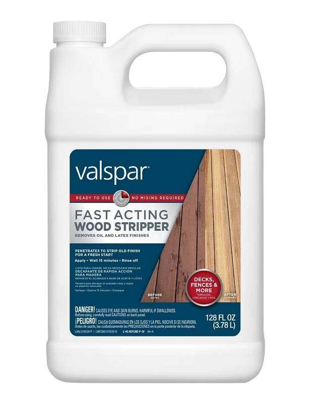 1 Gallon Fast Acting Wood Stripper For Decks, Siding, And Fences
