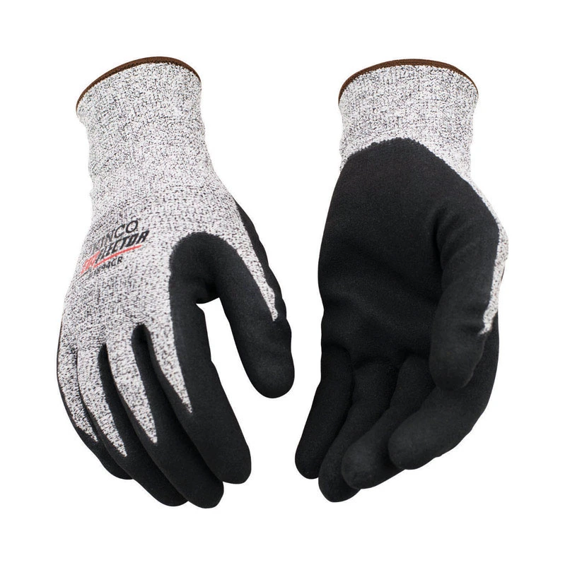 Cutflector Gloves Men's Extra Large 13 Gauge White and Black Cut Resistant Knit Shell