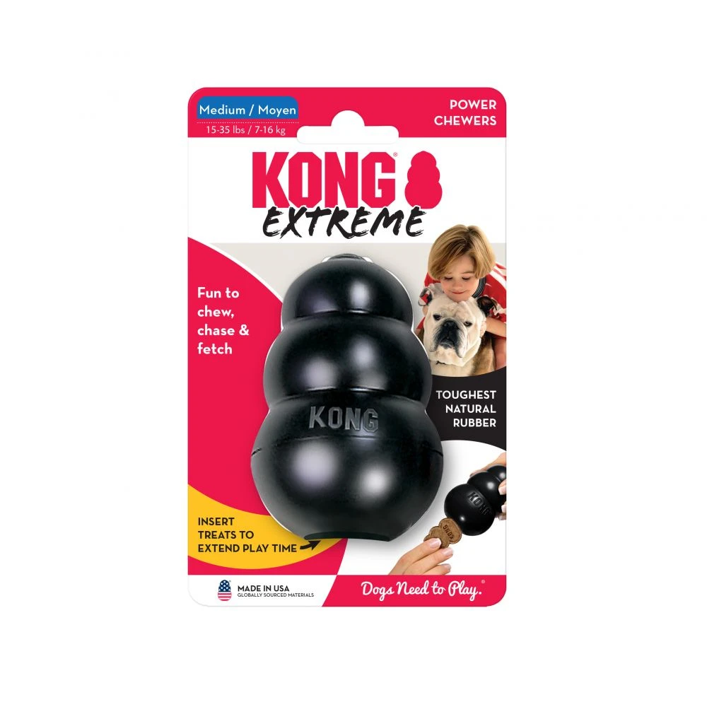 Extreme Durable Dog Toy for Medium Dogs in Black Color