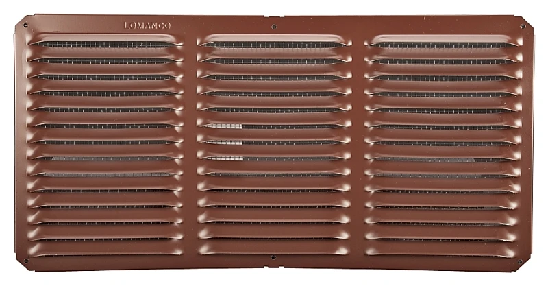 Brown Aluminum Under Eave Cornice Vent, 16 X 8-inch, Model C816br