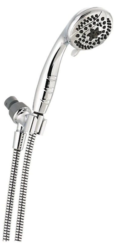 5-Spray Massaging Handheld Shower Head in Chrome Finish