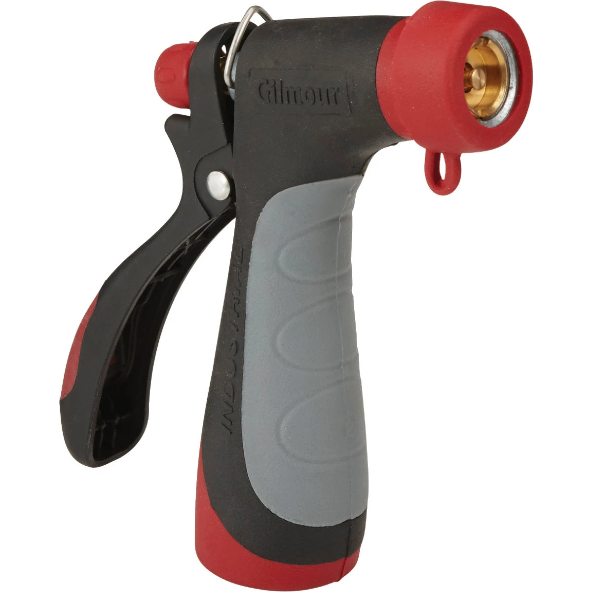 Pro Metal Hot Water Pistol Nozzle, 160 Degrees, Red & Black